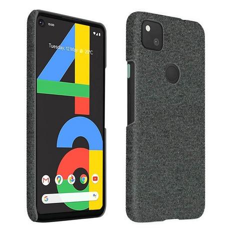 Avizar  Stoffhülle Google Pixel 4A Dunkelgrau 