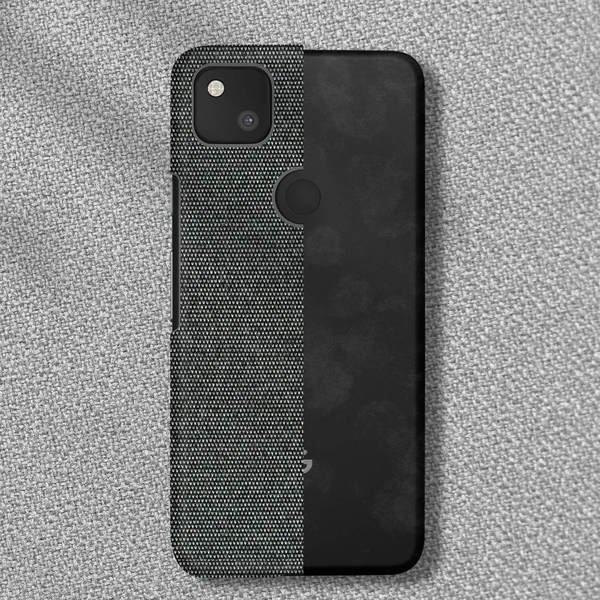 Avizar  Stoffhülle Google Pixel 4A Dunkelgrau 