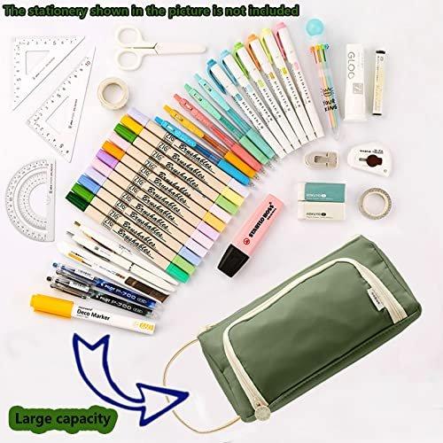 Only-bags.store Trousse à crayons trousse à crayons grande capacité trousse à crayons pour adolescent pour l'école et le bureau  