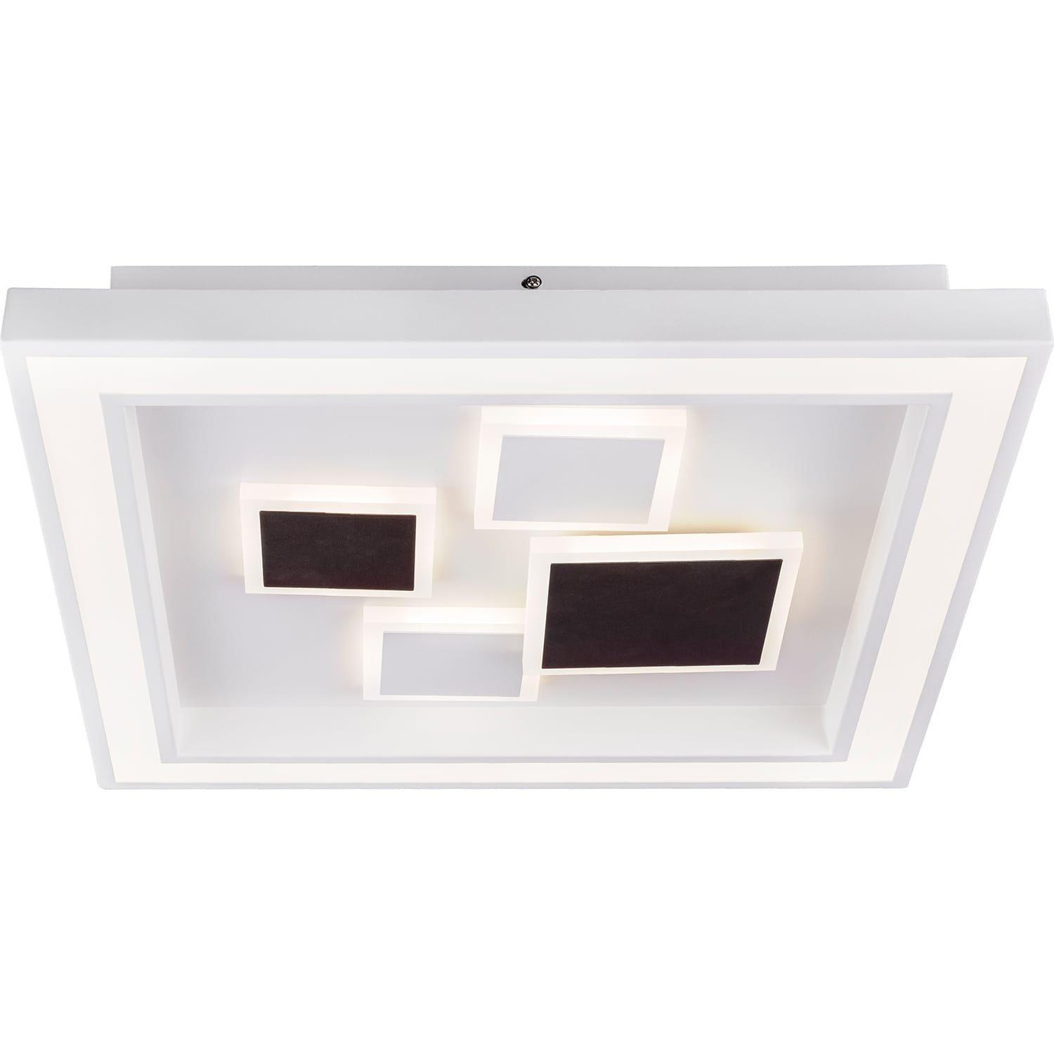 mutoni Plafoniera Nolo metallo bianco 1xLED 48x48  