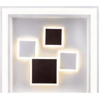 mutoni Plafoniera Nolo metallo bianco 1xLED 48x48  