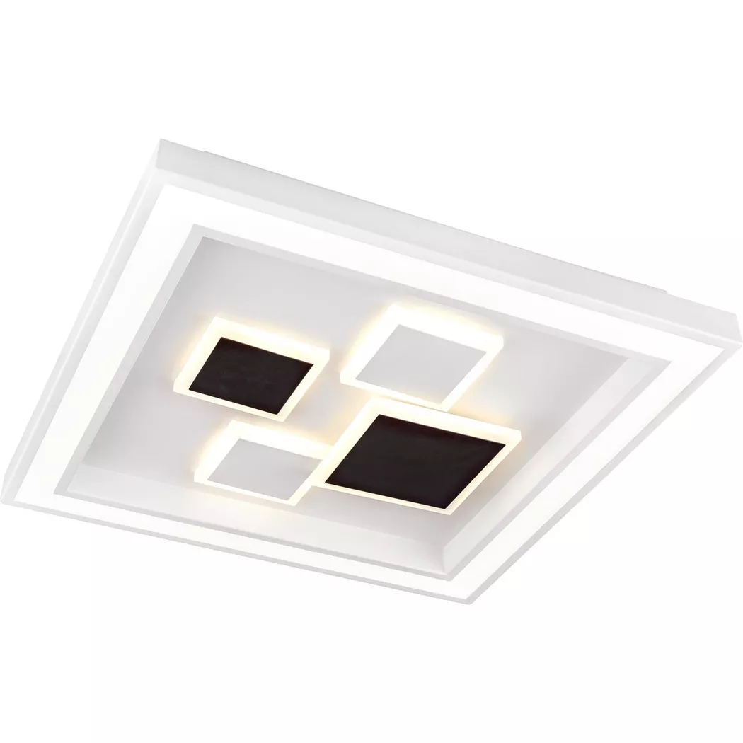 mutoni – Deckenleuchte Nolo Metall weiss 1xLED 48×48, One Size, Weiss
