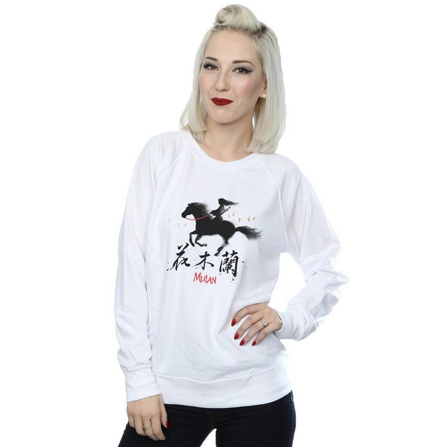 Disney Mulan Cheval Imprimé Sweatshirt  