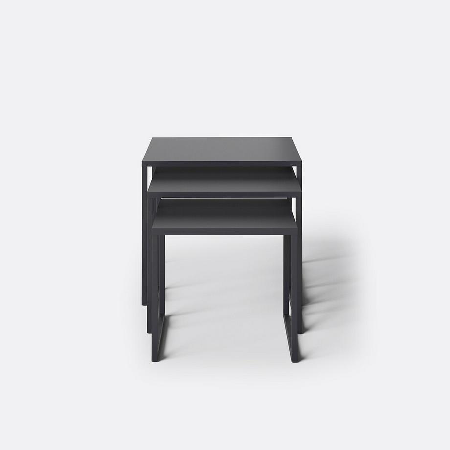 La Redoute Intérieurs 3er-Set Couchtische Miva aus Stahl  