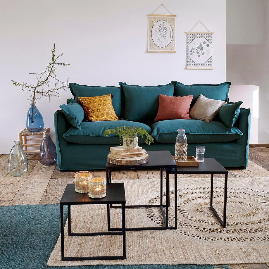 La Redoute Intérieurs 3er-Set Couchtische Miva aus Stahl  