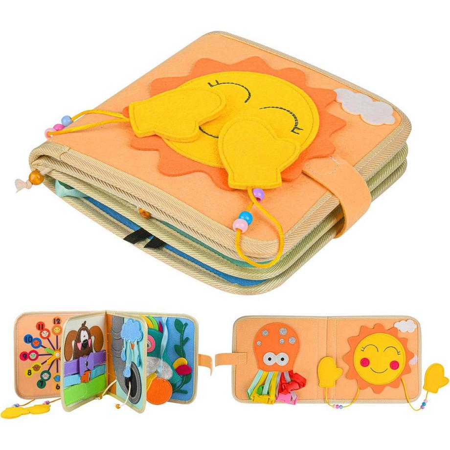 Babybücher aus weichem Stoff Frühes Lernen Lebenskompetenzen Lernspielzeug 3D