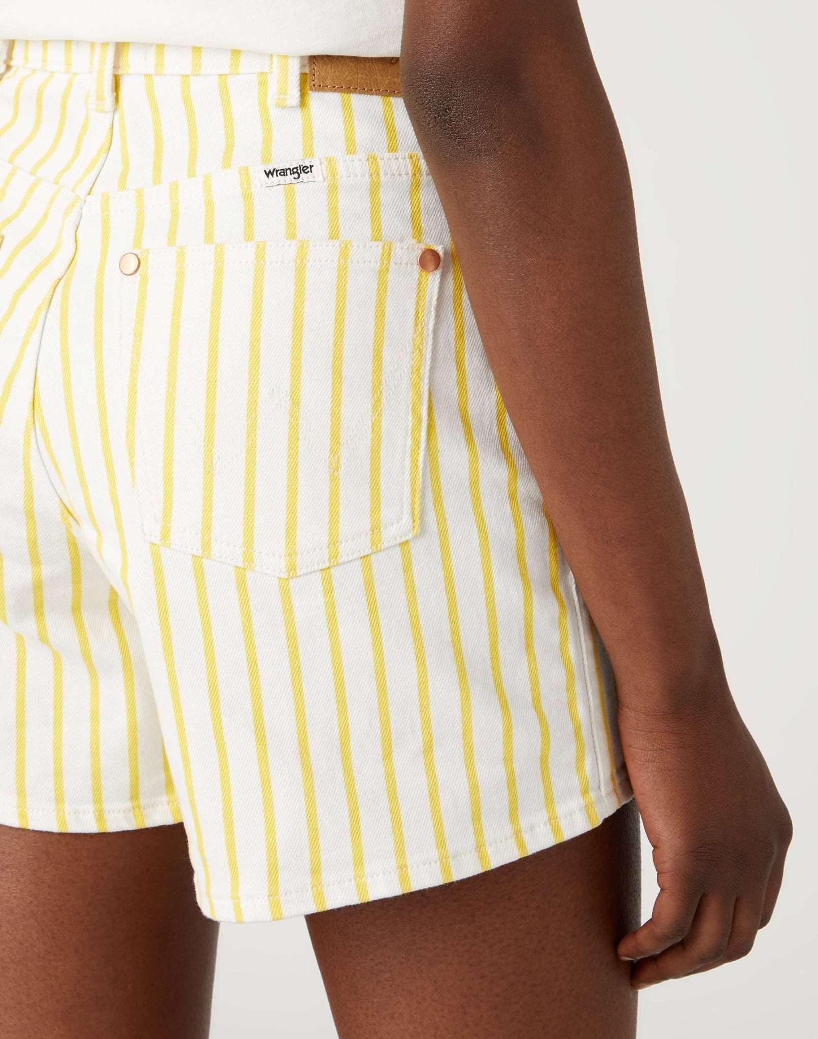 Wrangler Donna Short en Jean Rayé  