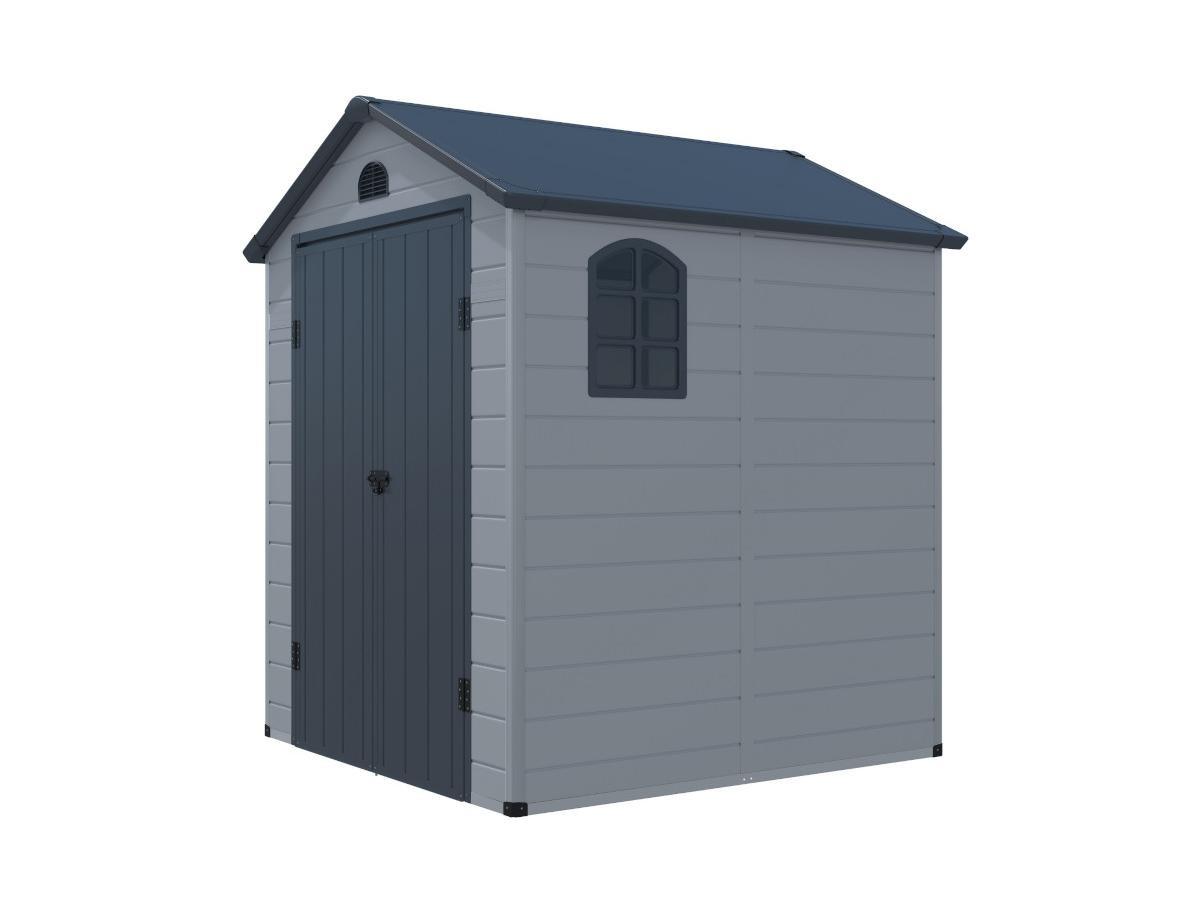 Vente-unique Casetta da giardino 3,65m² in Resina Grigia - CESIO  