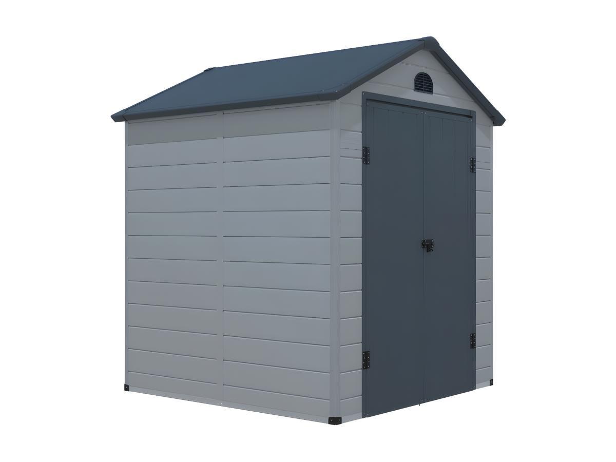 Vente-unique Casetta da giardino 3,65m² in Resina Grigia - CESIO  