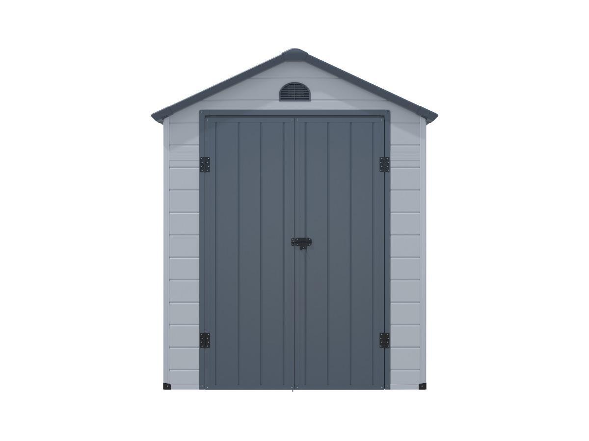 Vente-unique Casetta da giardino 3,65m² in Resina Grigia - CESIO  