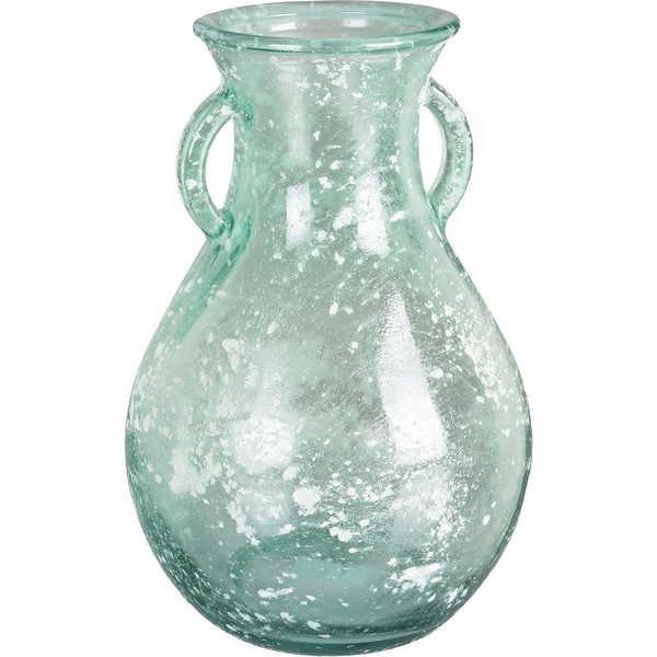 mutoni Vase Arleen amphore verre glacé hauteur 24  