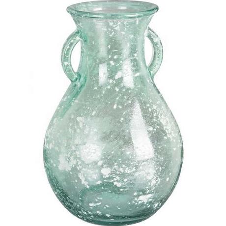 mutoni Vase Arleen amphore verre glacé hauteur 24  