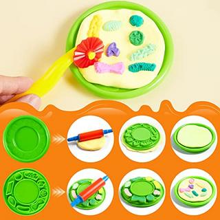 Activity-board  Ensemble d'outils de modélisation 44 pièces pour enfants, accessoires de pâte à modeler avec emporte-pièces modèles, outils de pâte à modeler, outil de modélisation, jouets de cuisine, jouets éducatifs 