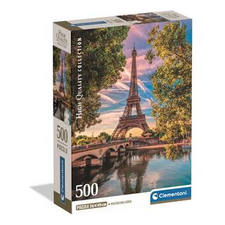 Clementoni  Puzzle Entlang der Seine (500Teile) 