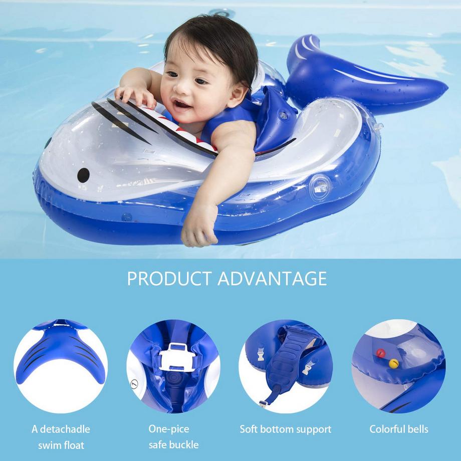 Activity-board Aide à la flottabilité pour bébé, avec ceinture de sécurité et conception anti-basculement  
