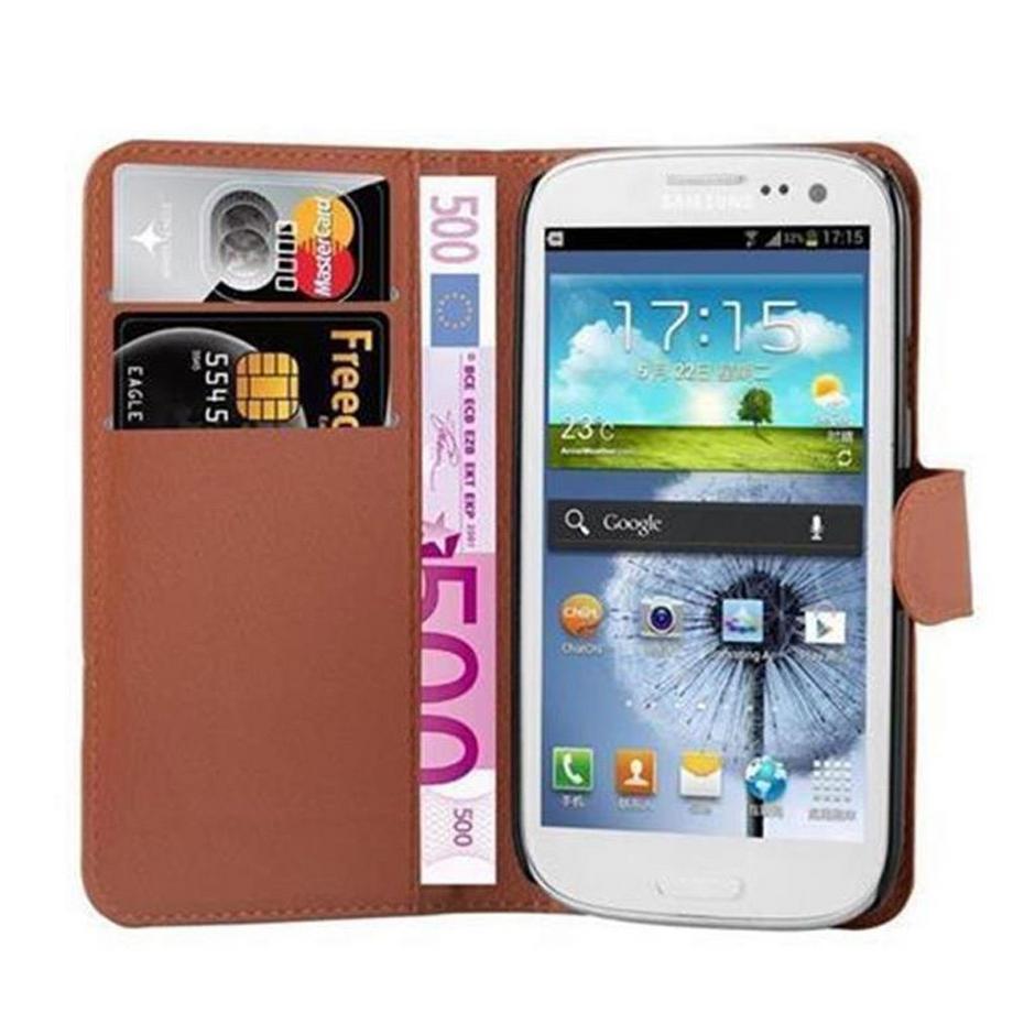 Cadorabo  Hülle für Samsung Galaxy S3 / S3 NEO Standfunktion, Kartenfach 