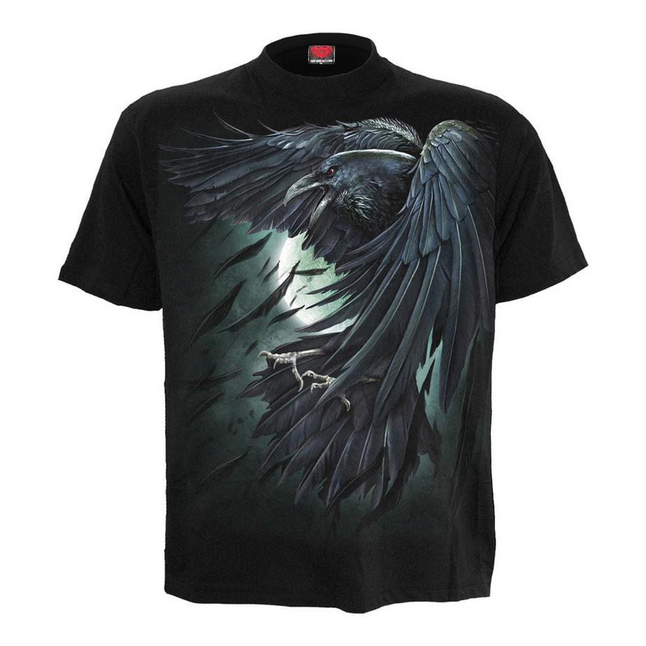 Shadow Raven T-Shirt, Rückseitiger Aufdruck