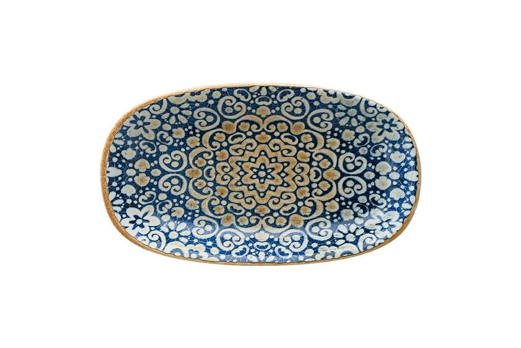 Bonna Piatto di servizio - Alhambra -  Porcellana - 24x14 cm- set di 2  