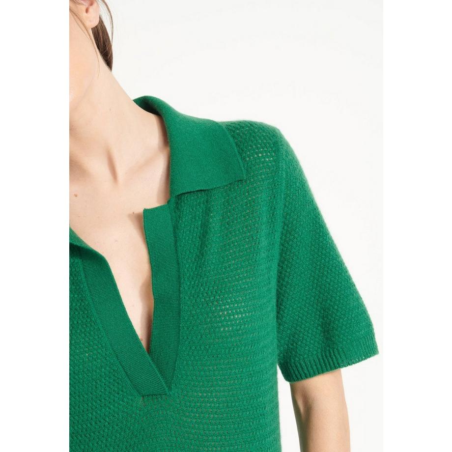 Studio Cashmere8 AVA 18 Longue Robe Col Polo  