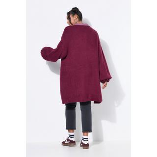 Studio Untold Cardigan Long Oversize Manches Ruchées  