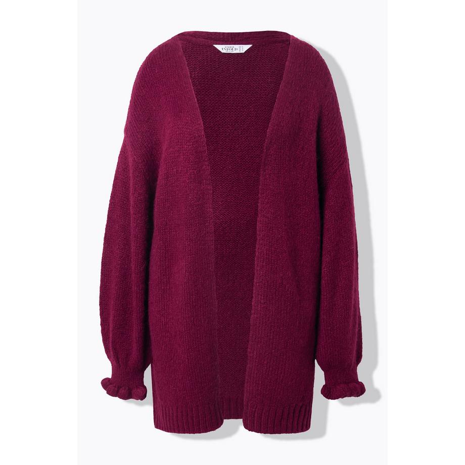 Studio Untold Cardigan Lungo Oversize Maniche Arricciate  