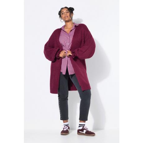 Studio Untold Cardigan Long Oversize Manches Ruchées  