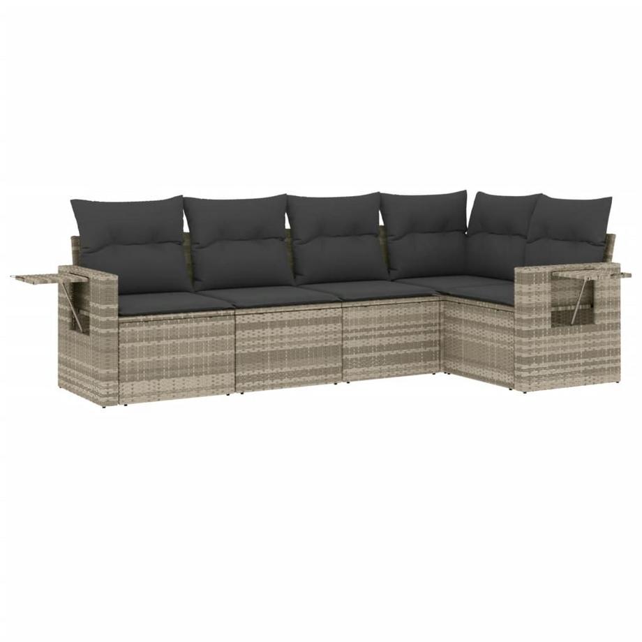 set divano da giardino Polirattan