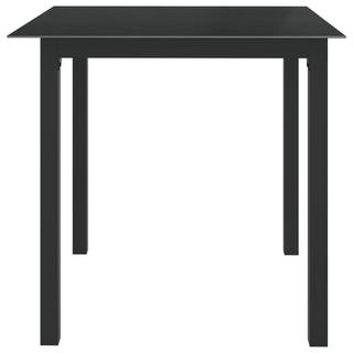 VidaXL Table de jardin aluminium  