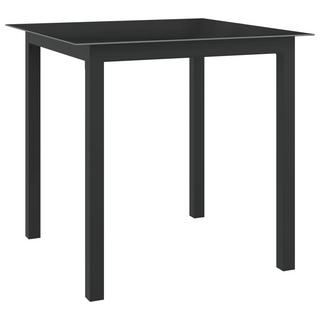 VidaXL Table de jardin aluminium  