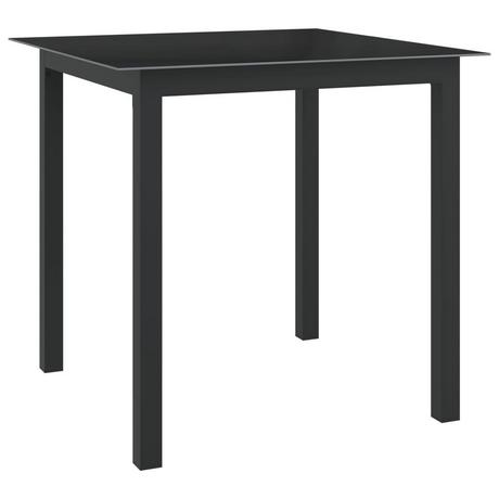 VidaXL Table de jardin aluminium  