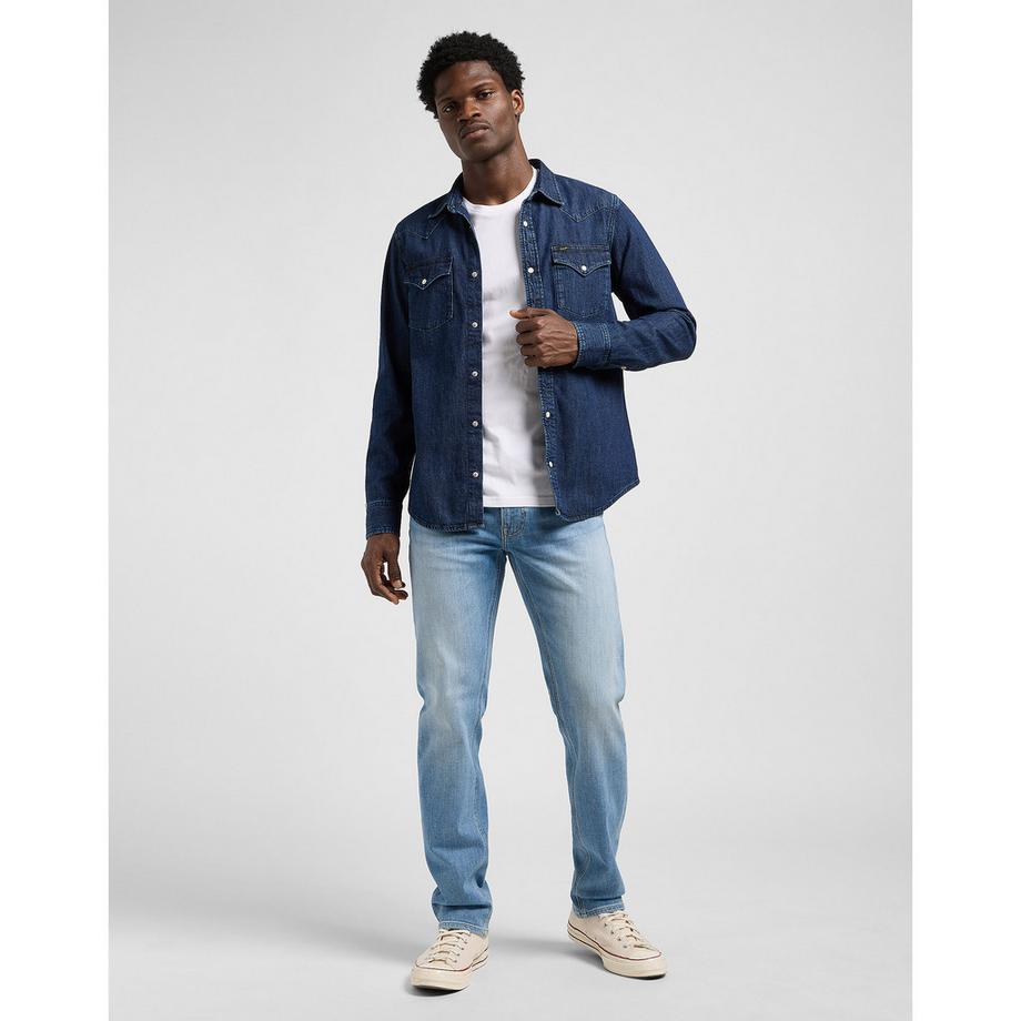 Lee Camicia in denim Regular Fit Western  