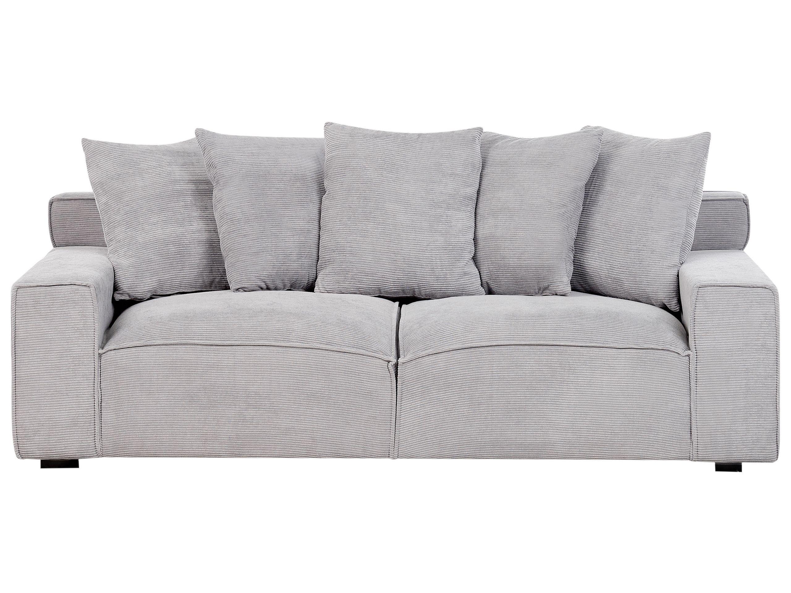 Beliani 3 Sitzer Sofa aus Cord Modern VISKAN  