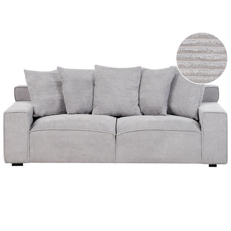 Beliani 3 Sitzer Sofa aus Cord Modern VISKAN  