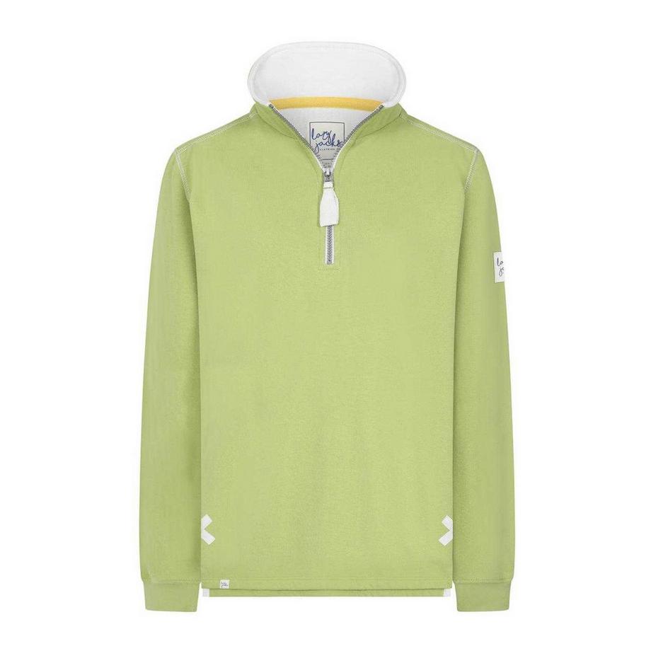 Sweatshirt  ,  mit kurzem Reißverschluss