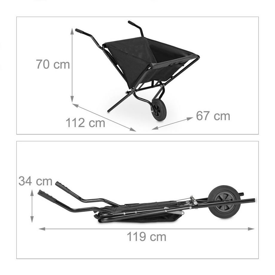 B2X  Schubkarre faltbar 