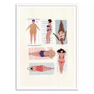 Wall Editions  Art-Poster - Beach goddess - Maja Tomljanovic - 50 x 70 cm 