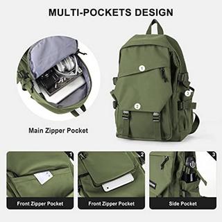Only-bags.store Leichtgewichtiger Beiläufiger Tagesrucksack College Laptop Rucksack Wasserdicht  