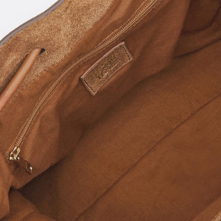 La Redoute Collections Borsa a Secchiello in Pelle Liscia e Scamosciata  