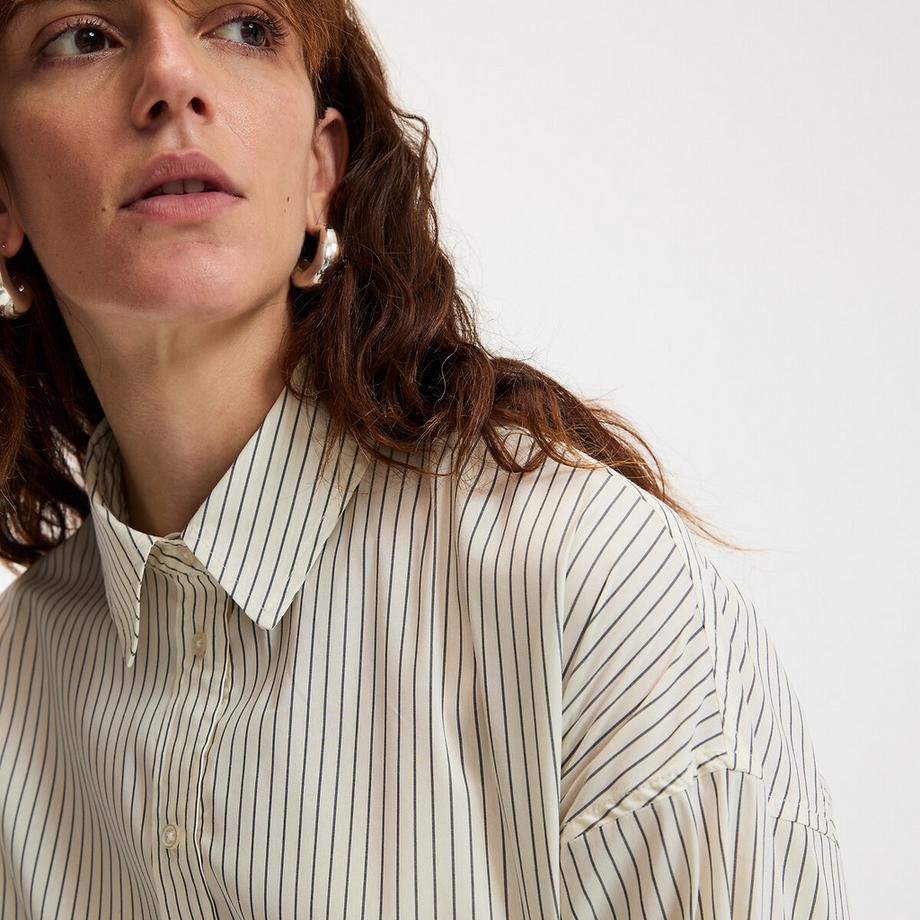 La Redoute Collections Signature Apolline Camicia Larga a Righe  