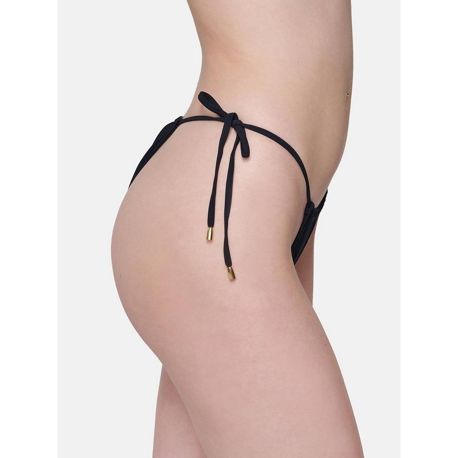 Luna Blue Sense Verstellbare brasilianische Badeanzugstrümpfe mit Knoten  