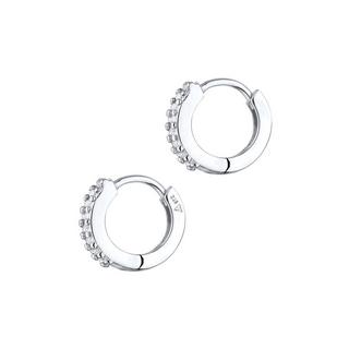 Elli  Ohrringe Creolen Funkelnd Zirkonia 