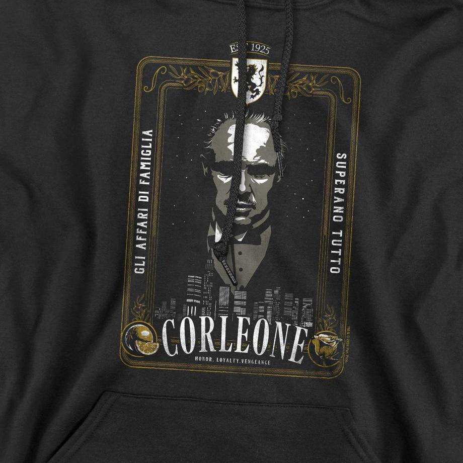 The Godfather Logo Felpa con Cappuccio  