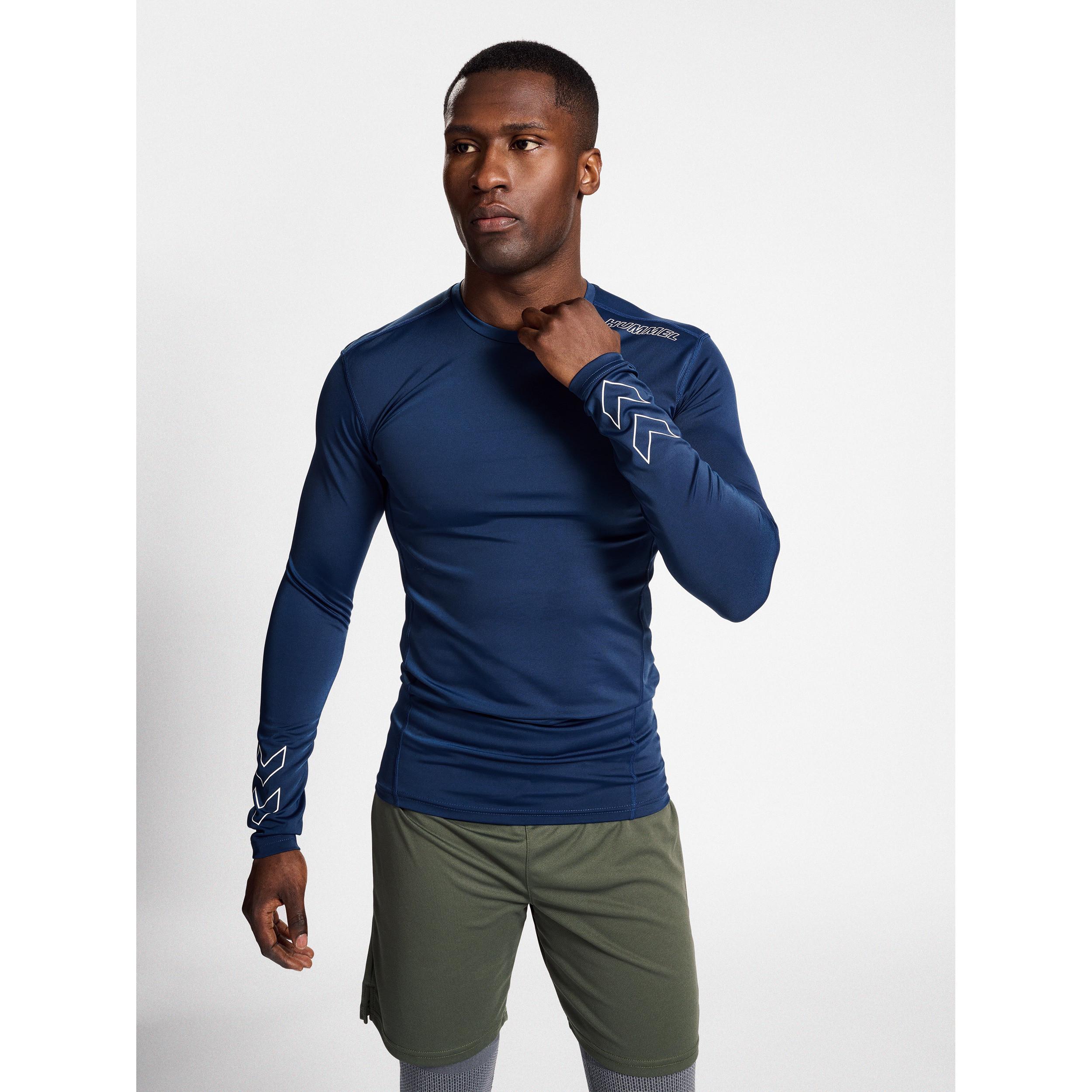 Hummel  maillot manches longues te topaz baselayer 