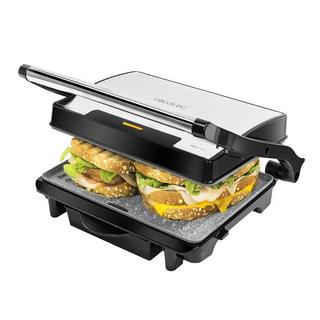 eStore Sandwichgrill aus Edelstahl - 1500 W  