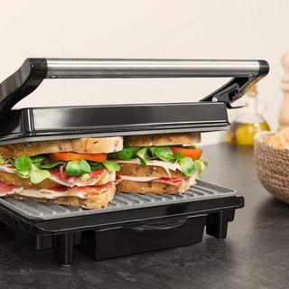 eStore Sandwichgrill aus Edelstahl - 1500 W  