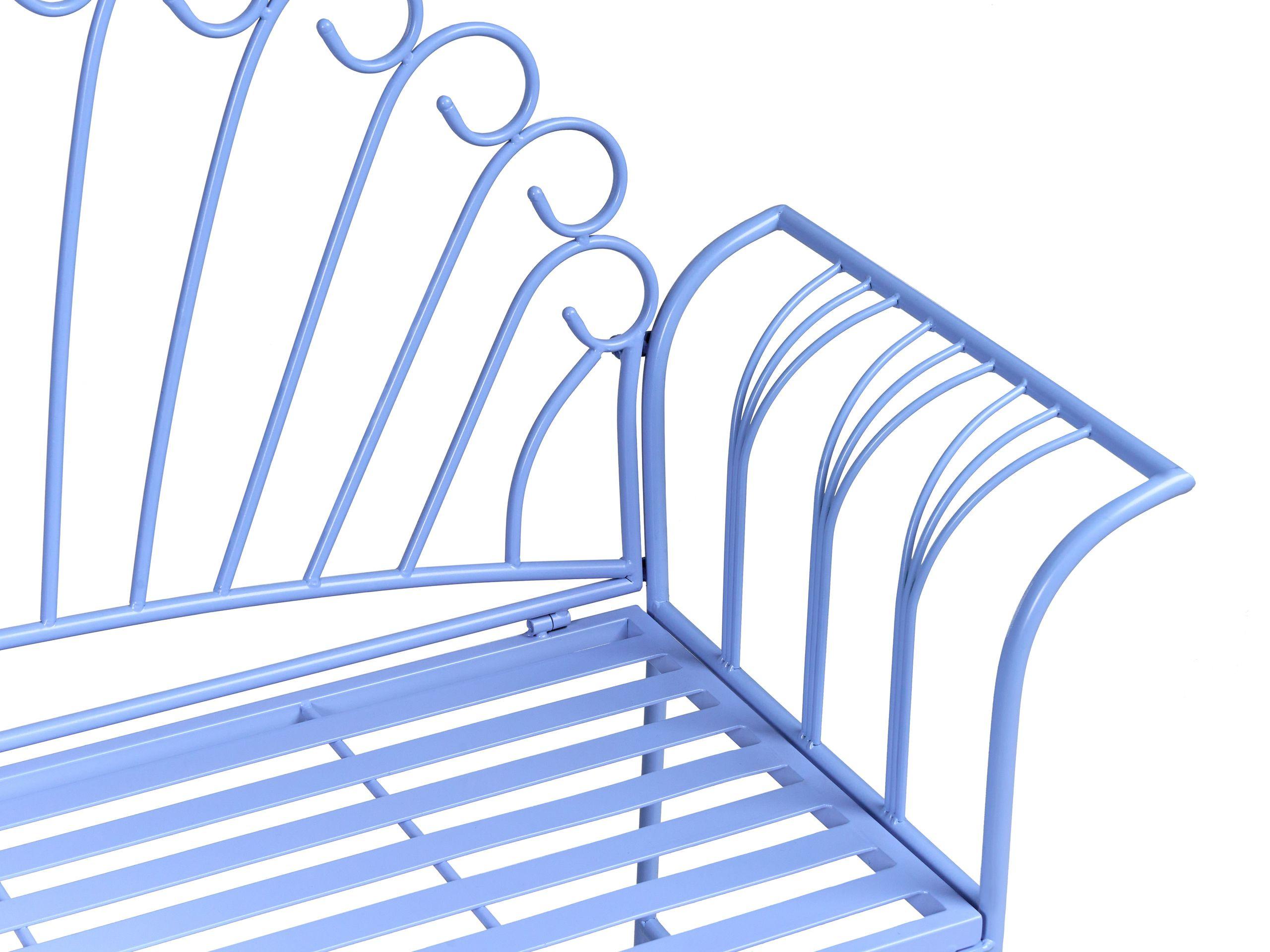 Beliani Banc de jardin en Métal Glamour CAVINIA  