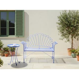 Beliani Banc de jardin en Métal Glamour CAVINIA  