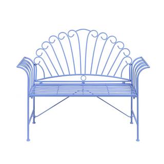 Beliani Banc de jardin en Métal Glamour CAVINIA  