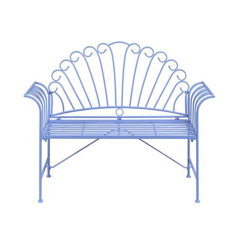 Beliani Banc de jardin en Métal Glamour CAVINIA  
