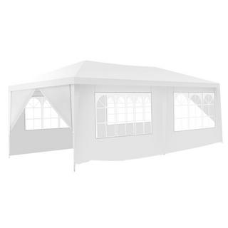 Northix Gartenpavillon Partyzelt mit 4 abnehmbaren Seitenwänden Pavillon Bierzelt UV-Schutz Gartenzelt 3 x 6m  